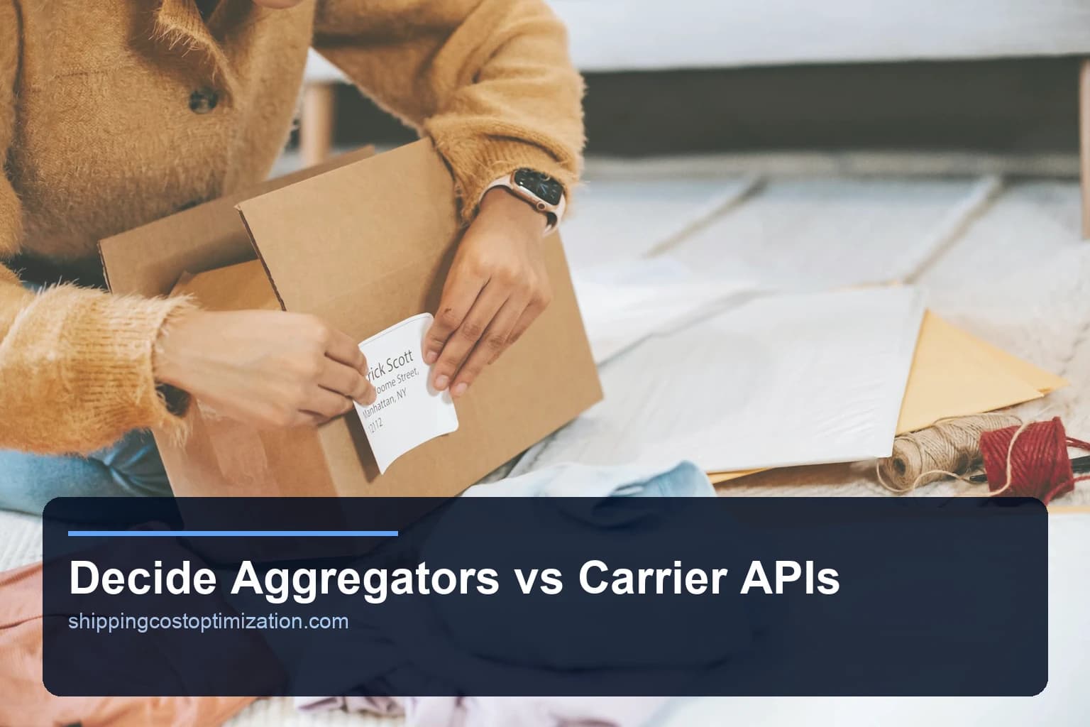 Decide Aggregators vs Carrier APIs — Carrier APIs, EasyPost & label providers