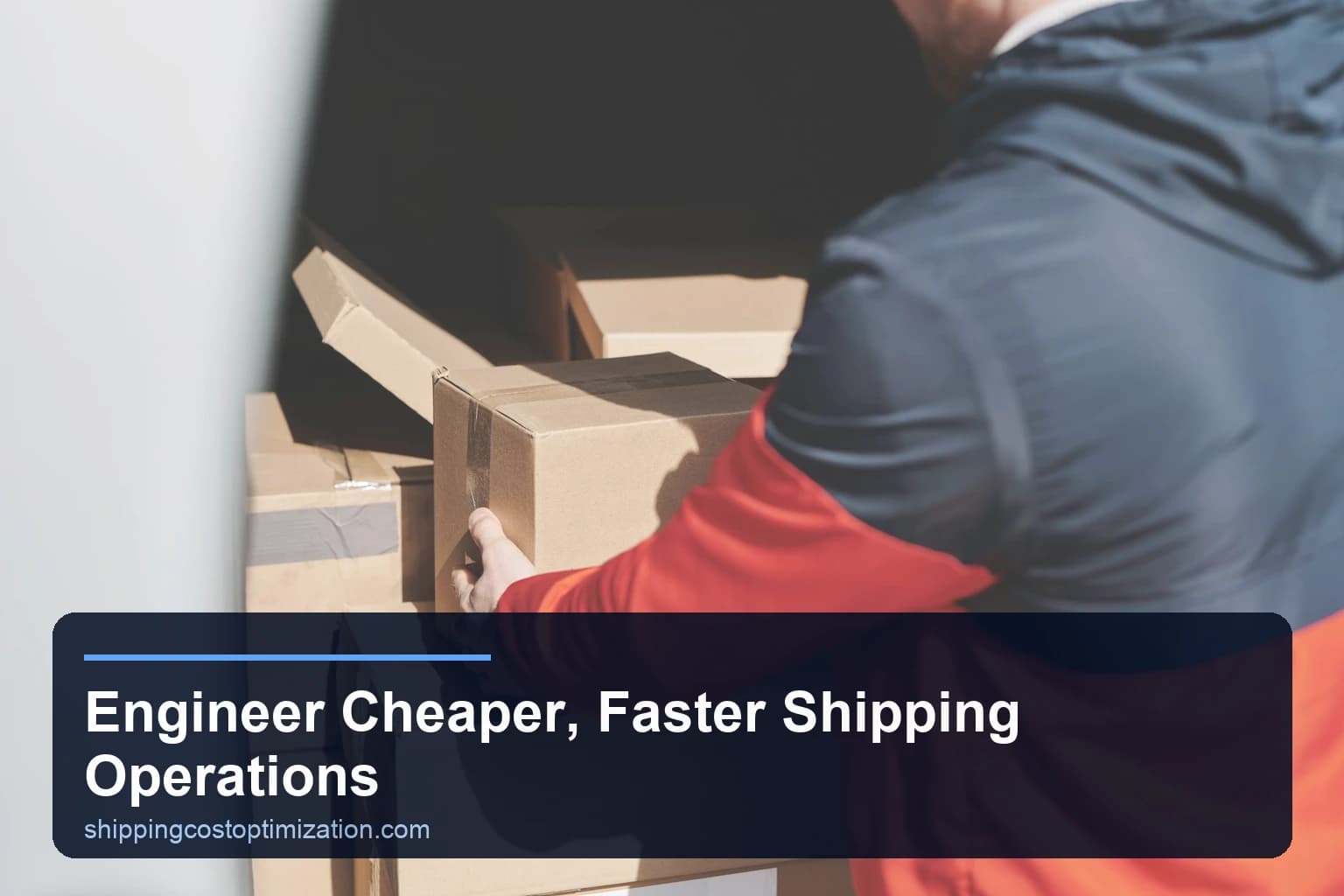 Engineer Cheaper, Faster Shipping Operations — Operational Optimization